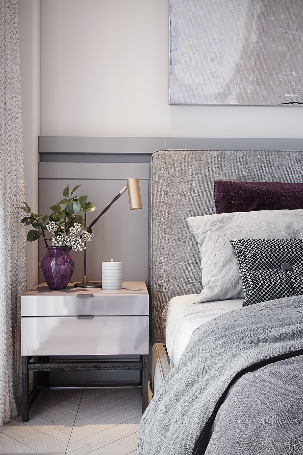 Thiết kế thi công nội thất căn hộ hado centrosa garden phong cách bán cổ điển 13