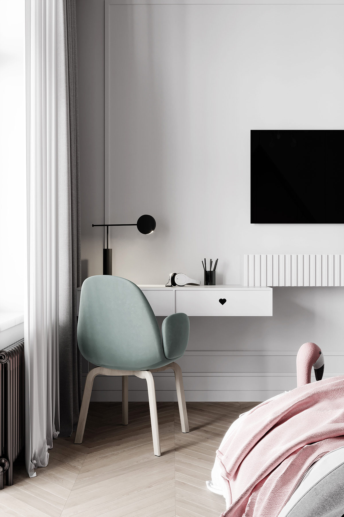 Thiết kế thi công nội thất căn hộ hado centrosa garden phong cách bán cổ điển 19