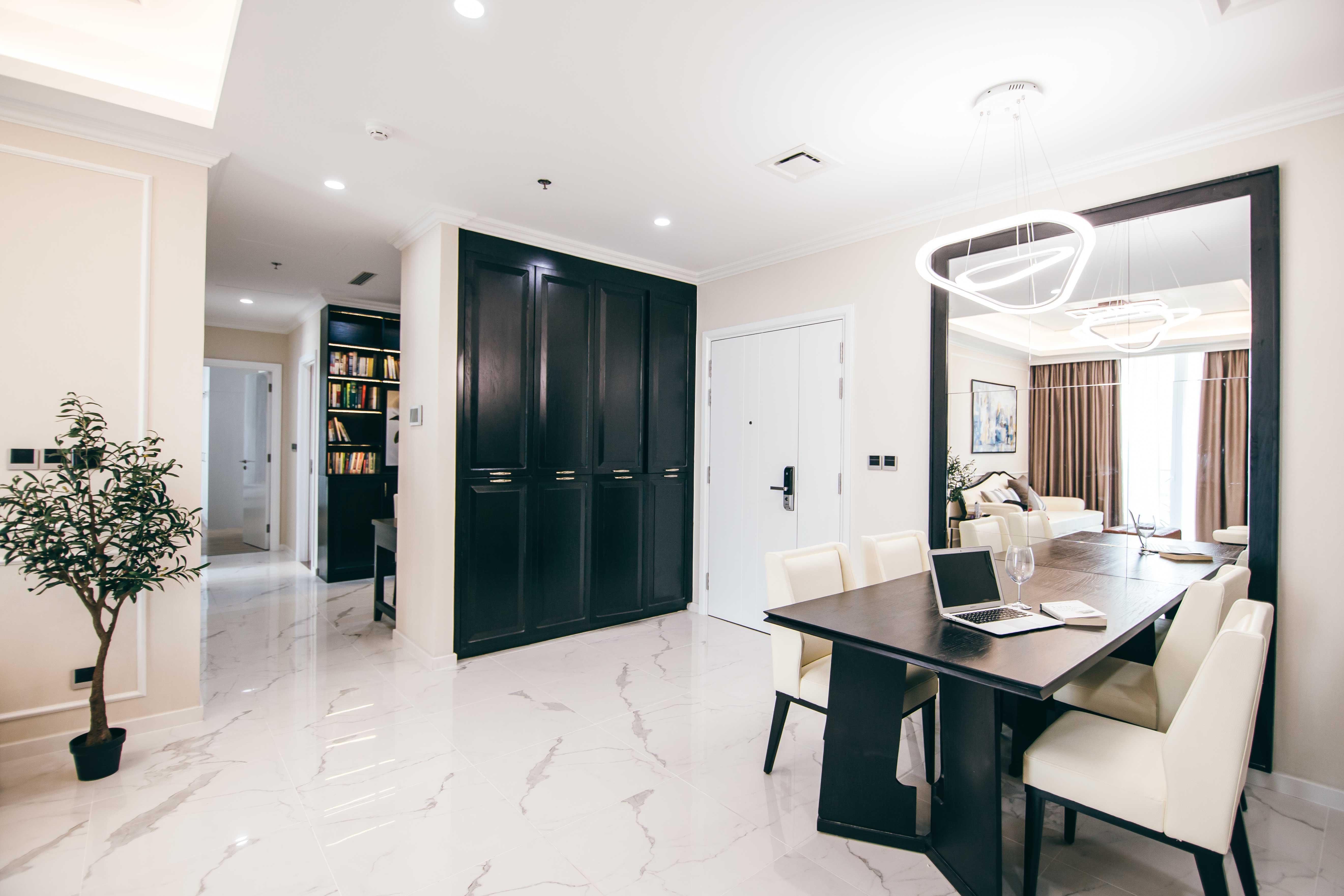 thiết kế thi công nội thất trọn gói căn hộ sarina sala quận 2 đại quang minh thủ thiêm 4
