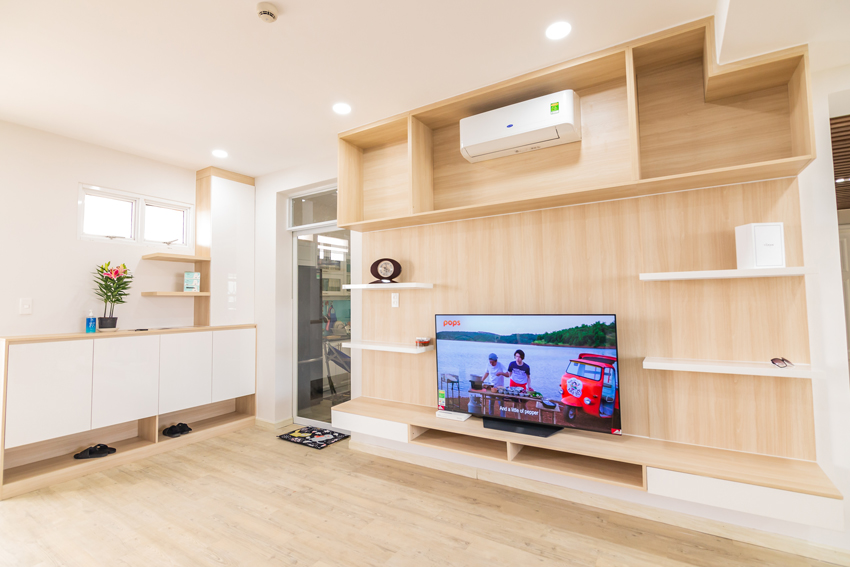 Thiết kế thi công nội that chung cư trọn gói Lakai Quận 5 thiết kế nội thất phòng khách