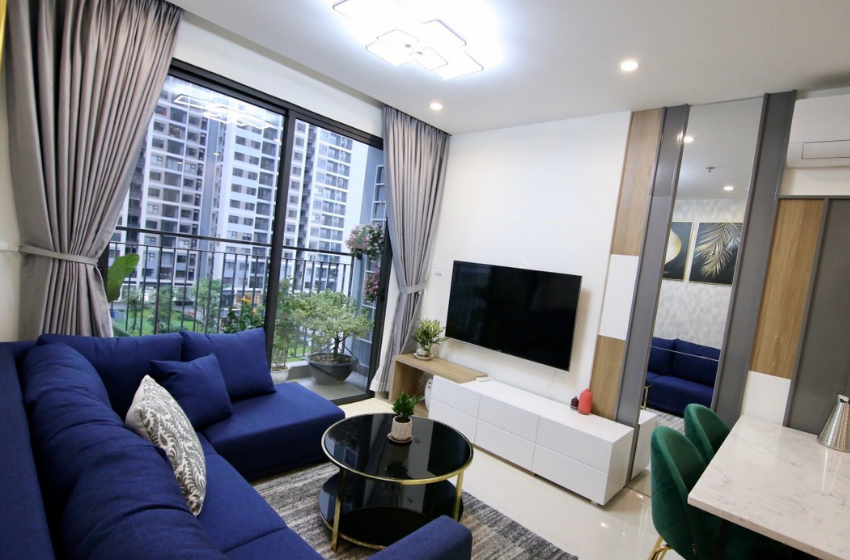 Thiết kế thi công nội thất phòng khách căn hộ vinhome grand park quận 9