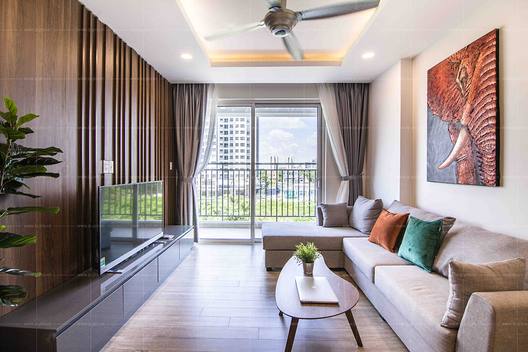 Thiết kế nội thất căn hộ sunrise riverside - thiết kế căn hộ sunrise riverside 2 phòng ngủ - thiet ke noi that can ho 70m2 sunrise riverside