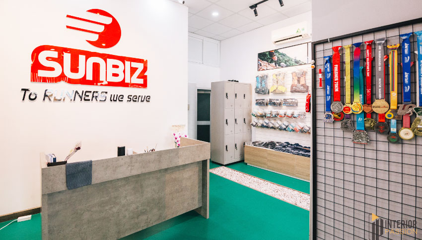 Thiết kế thi công nội thất Showroom SunBiz