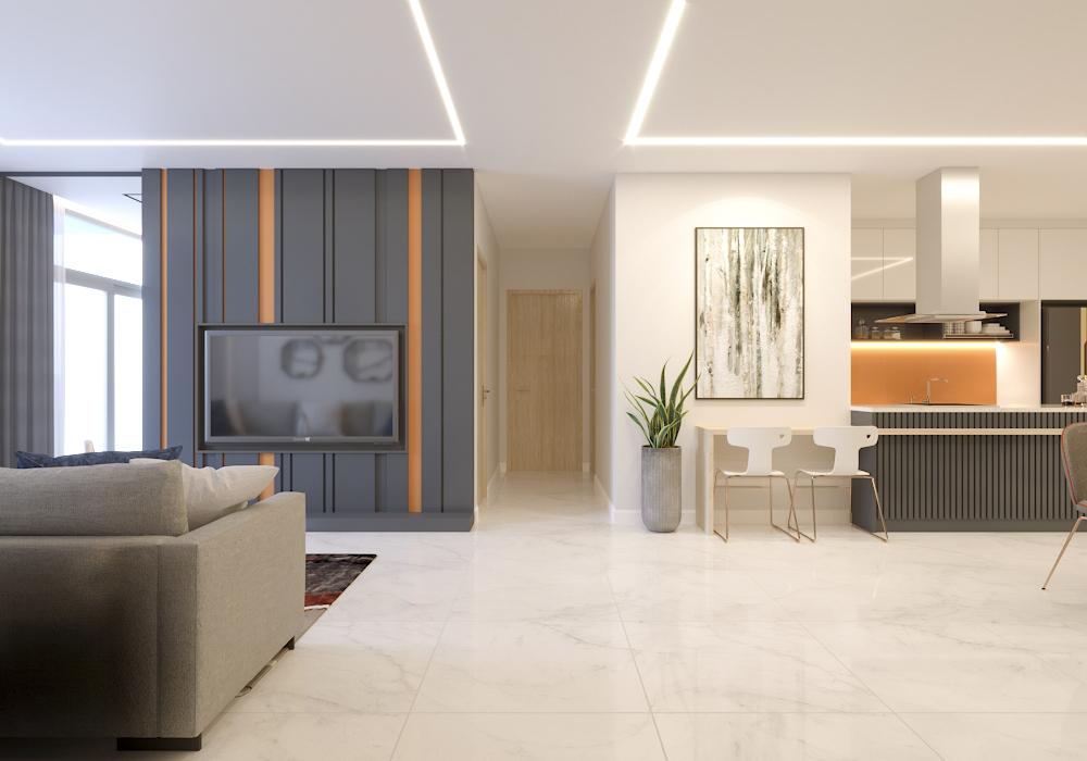 Thiết kế nội That chung cư phong cách hiện đại Căn hộ Opal Saigon Pearl - Căn hộ đẹp 3 phòng ngủ