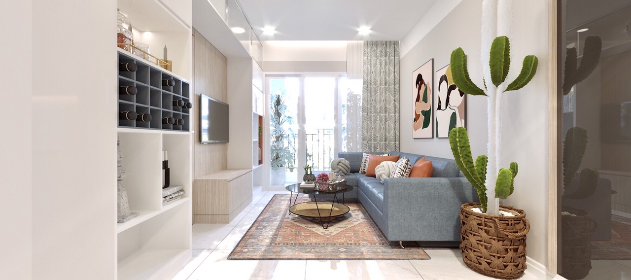 thiết kế thi công nội thất trọn gói căn hộ Richmond Bình Thạnh- Thiết Kế Nội Thất Chung Cư Richmond City Đẹp