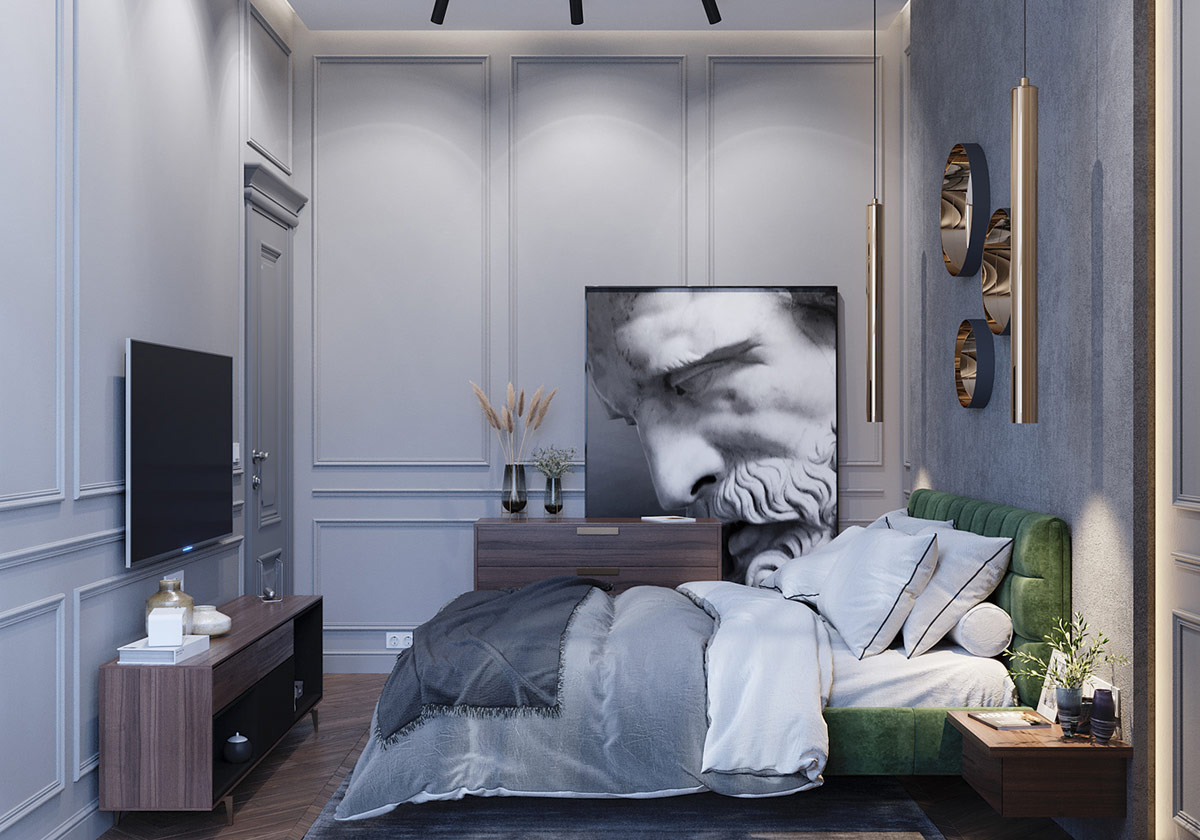 Thiết kế thi công nội thất Vinhomes Grand Park quận 9 phong cách bán cổ điển 7