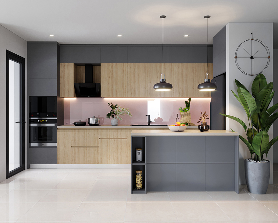 Bếp có đảo bếp