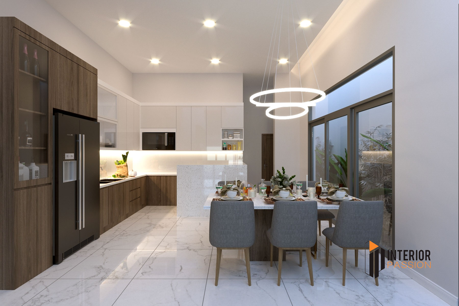 Giải pháp bếp đẹp hiện đại  tối ưu công năng  bền vững cho căn hộ