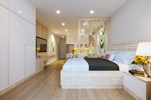 thiết kế thi công nội thất căn hộ dịch vụ hcm đà nẵng 9