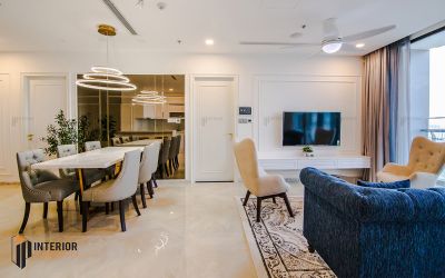 THIẾT KẾ VÀ THI CÔNG CĂN HỘ VINHOMES GOLDEN RIVER