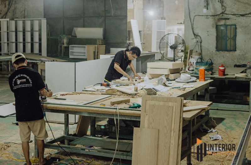 Xưởng Mộc Chuy&ecirc;n Thi C&ocirc;ng Nội Thất Gỗ C&ocirc;ng Nghiệp