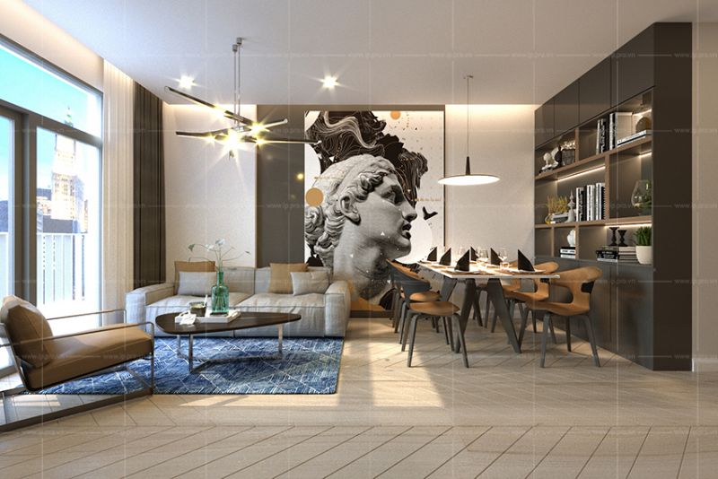 Thiết Kế V&agrave; Thi C&ocirc;ng Nội Thất Căn Hộ Saigon South Residences