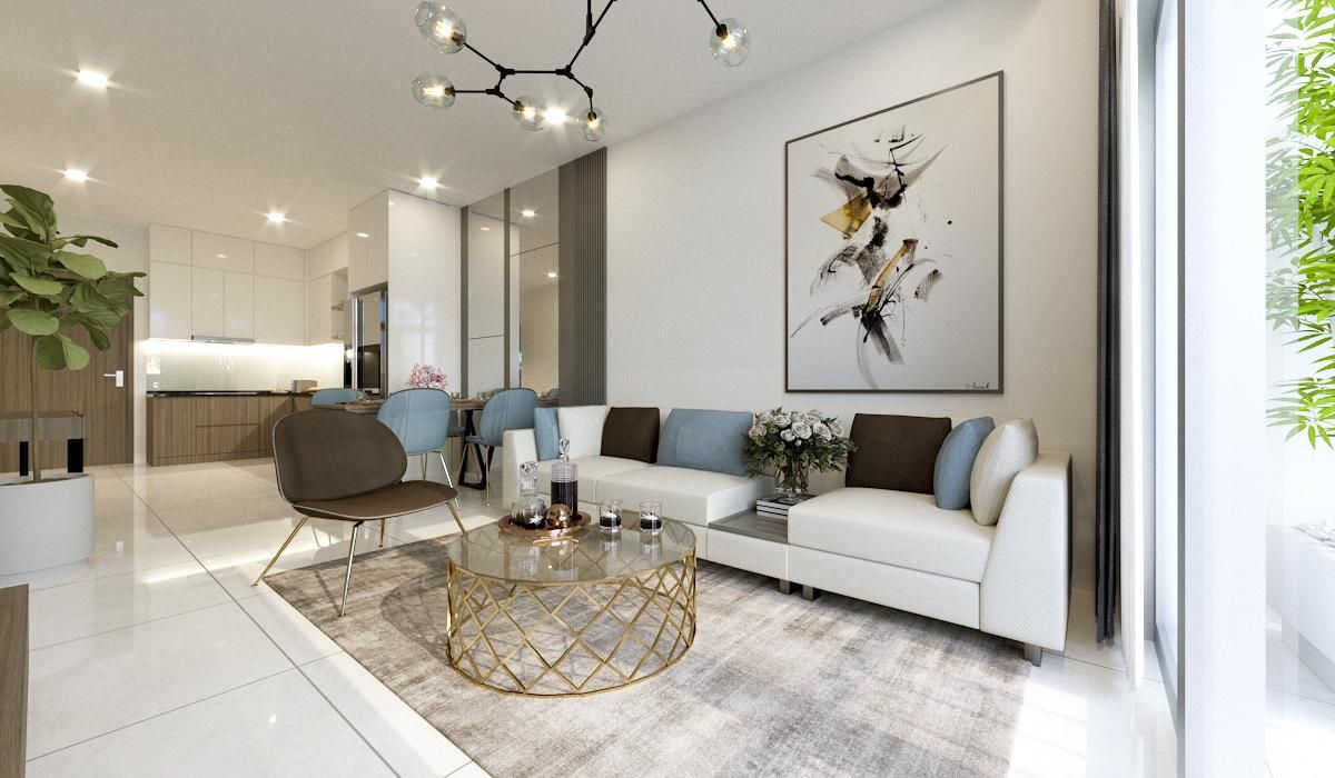 Thiết Kế Thi C&ocirc;ng Nội Thất Trọn G&oacute;i Căn Hộ OPal Saigon Pearl